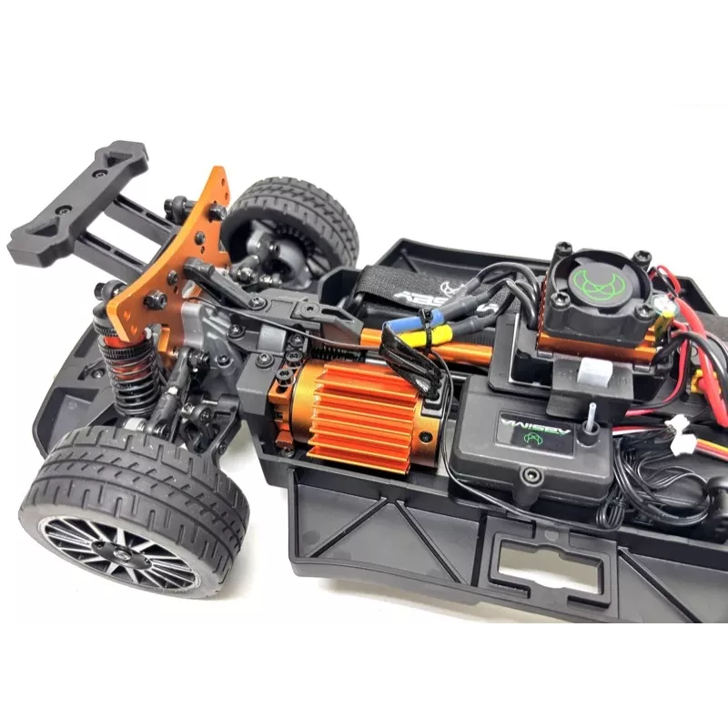 Absima Speed Demon 1:12 ralio automobilis 4WD Brushless RTR RC modelio automobilis baltas 70 km/h