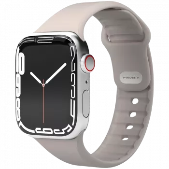 VONMÄHLEN Classic Band 2 odinis laikrodis Apple Watch 40/41/42mm, kreminės spalvos pilno grūdo odos apyrankė