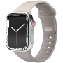 VONMÄHLEN Classic Band 2 odinis laikrodis Apple Watch 40/41/42mm, kreminės spalvos pilno grūdo odos apyrankė