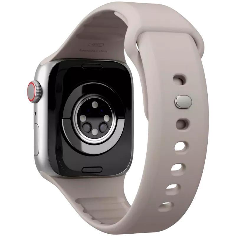 VONMÄHLEN Classic Band 2 odinis laikrodis Apple Watch 40/41/42mm, kreminės spalvos pilno grūdo odos apyrankė