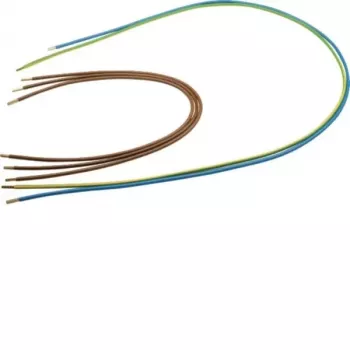 Hager Y89Z 5 polių išvesties kabelių rinkinys, 10 mm², 63 A, 400 V, univers Z skirstomiesiems skydams