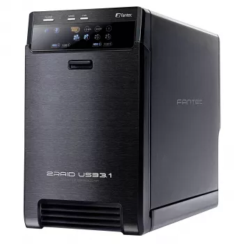 FANTEC QB-X2U31R 2 skyrių USB 3.1 Gen 2 RAID korpusas 2133