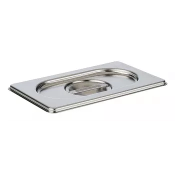 APS GN 1/9 dangtis 175 x 108 x 25 mm nerūdijantis plienas, be šaukšto išpjovos, tinka plauti indaplovėje - 1 vnt. (81591)