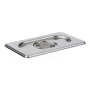 APS GN 1/9 dangtis 175 x 108 x 25 mm nerūdijantis plienas, be šaukšto išpjovos, tinka plauti indaplovėje - 1 vnt. (81591)