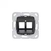 GIRA Tragring 560100 Modular Jack 1 2fach tvirtinimo žiedas (560100)