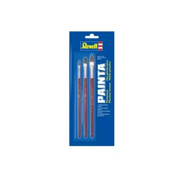 Revell plokščių teptukų rinkinys, 3 dalių (29610)