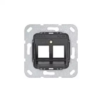 Gira 560400 laikiklio žiedas Modular Jack 4, 2 vietų, antracito spalvos