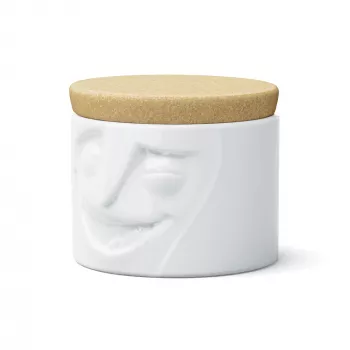 FIFTYEIGHT PRODUCTS BHS FIFTYEIGHT 900ml maisto laikymo stiklainis Cheerful White (T023101)