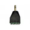 GÜDE 7960 3,5 mm 3 polių jack kištukas adapteris