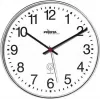 PEWETA Radiovaldomas sieninis laikrodis, matinis plastikas, 30 cm, juodas/baltas 51.130.313