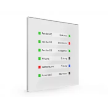 MDT SCN-GLED1W.01 KNX stiklinis LED indikatorius, baltas