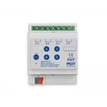 MDT AMS-0416.03 KNX 4 kanalų perjungimo aktorius, 16 A, 4 TE DIN bėgiui