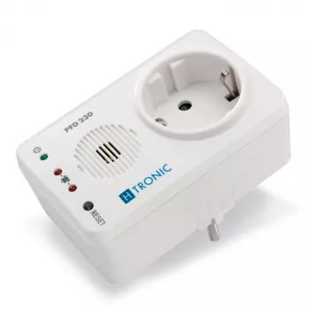H-Tronic 1114800 elektros dingimo detektorius, maitinamas baterija, 80 dB signalas