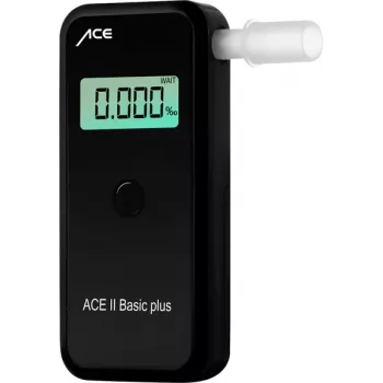 ACE OF SWEDEN ACE Alcohol Tester II alkotesteris su elektrocheminiu jutikliu, 4‰ BAC, LCD ekranas