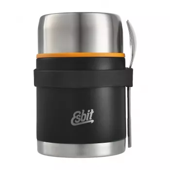 Esbit Classic terminė 0,75L su stalo įrankiais, juoda
