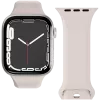 VONMÄHLEN Classic Band 2 išmaniojo laikrodžio apyrankė Apple Watch 44mm, 45mm, 49mm, vieno dydžio, kreminės spalvos