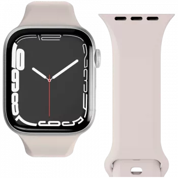 VONMÄHLEN Classic Band 2 išmaniojo laikrodžio apyrankė Apple Watch 44mm, 45mm, 49mm, vieno dydžio, kreminės spalvos