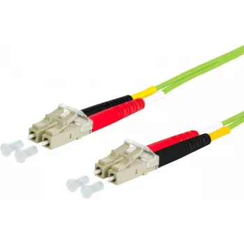 METZ CONNECT OpDAT komutacinis kabelis LC-Duplex/LC-Duplex OM5 3m, žalios spalvos 151R1JOJO30E