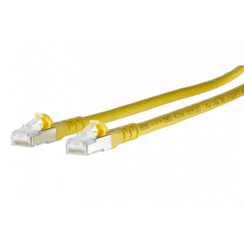 METZ CONNECT 1308450377-E Cat6a S/FTP tinklo kabelis, geltonas, 0,3 m