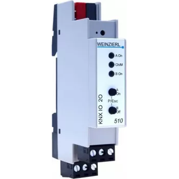 Weinzierl KNX IO 510.1 perjungimo aktuatorius 5444 su 2 išėjimais, logikos ir laikmačio funkcijomis