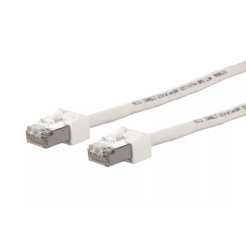 METZ BTR 13084V7588-E Ultraflex500 Cat.6A S/FTP komutacinis kabelis RJ45 baltas 7,5m