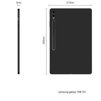 MRDISC galinis dangtelis, skirtas Samsung Galaxy Tab S10+ 5G 256 GB, juodas TPU (MG-BCSGTABS105GSW)