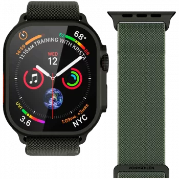VONMÄHLEN Classic Nylon Loop 44/45/49mm Vienas dydis Olive Black