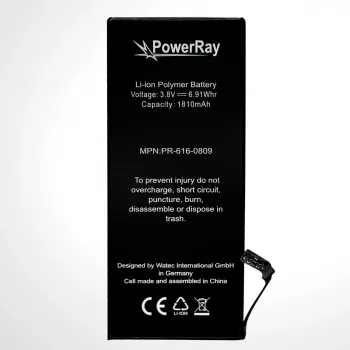 PowerRay baterija PR-616-0809 iPhone 6, 1810 mAh, didmeninė pakuotė
