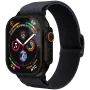 VONMÄHLEN Classic Nylon Loop Apple Watch 38/40/41mm apyrankė, Navy Black
