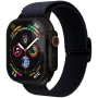 VONMÄHLEN Woven Loop 44/45/46/49mm Apple Watch apyrankė, Navy Black