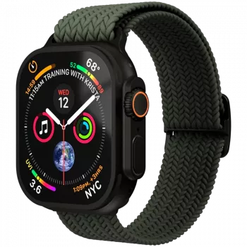 VONMÄHLEN austas laikrodis Apple Watch 44/45/46/49mm, Olive Black