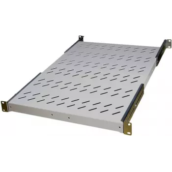IT-BUDGET 19 inch fiksuota stelažo lentyna, 150 kg apkrova, 650 mm gylis, šviesiai pilka 90ITB19FBX650G