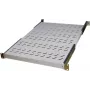 IT-BUDGET 19 inch fiksuota stelažo lentyna, 150 kg apkrova, 650 mm gylis, šviesiai pilka 90ITB19FBX650G