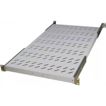 IT-BUDGET 19 inch fiksuota stelažo lentyna / prietaisų padėklas, 150 kg apkrova, 750 mm gylis, šviesiai pilka 90ITB19FBX750G