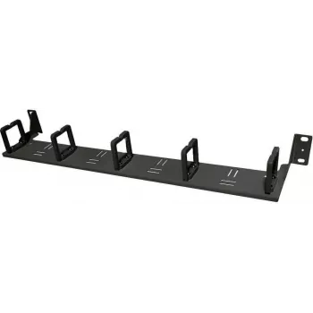 IT-BUDGET 19 inch 1U kabelių valdymo skydas su 5 priekiniais laikikliais - juodas 90ITBKMAKB1HES