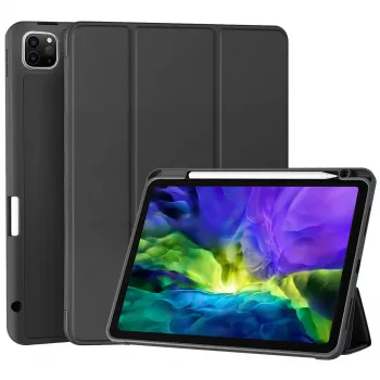 MRDISC Flip Cover dėklas Apple iPad Pro M4 - juodas TPU MG-FLIPIPADPM4