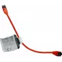 IT-BUDGET Cat.8.1 Slim tinklo pataisos laidas, S/FTP, 40 Gbps, 2000 MHz, LSZH, PoE+, raudonas, 0,5 m 90ITBSLIM81PK050R