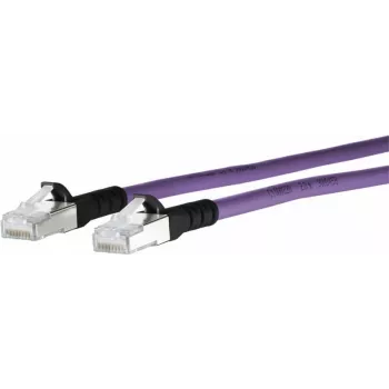 METZ CONNECT 1308451009-E Cat6a S/FTP tinklo kabelis, 1 m, violetinės spalvos