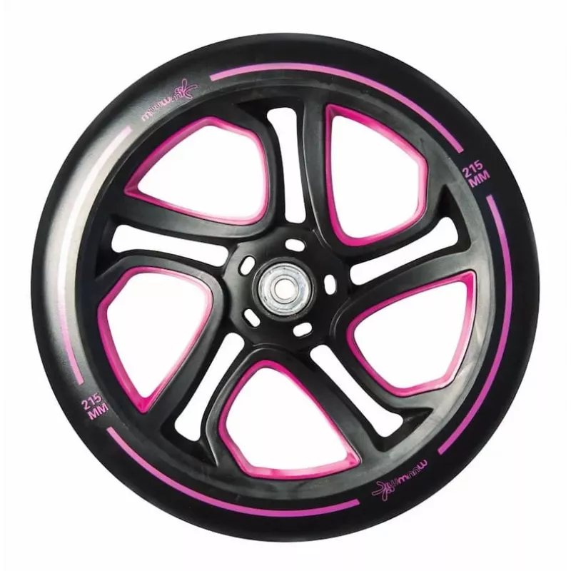 MUUWMI Aluminium Scooter PRO 215 mm rožinis paspirtukas