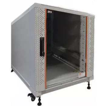 IT-BUDGET 19 inch Server Rack SRK 12U 600x1000 mm šviesiai pilkas, surinktas 99ITB19SRK12610GGNM