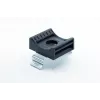 Hebotec KBS-H 4-20 10 tvirtinimo pagrindas kabelių raiščiams, juodas, 20x20 mm, M4 varžtinis tvirtinimas, PA6.6, maks. raiščio plotis 10 mm 3011-042C