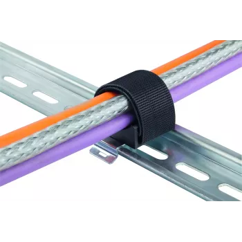 Hebotec KBS-H 4-20 10 tvirtinimo pagrindas kabelių raiščiams, juodas, 20x20 mm, M4 varžtinis tvirtinimas, PA6.6, maks. raiščio plotis 10 mm 3011-042C