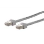METZ CONNECT BTR 13084V0533-E Cat.6 S/FTP komutacinis kabelis RJ45, 0,5 m, pilkas 13084U0533-E