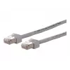METZ CONNECT BTR 13084V0533-E Cat.6 S/FTP komutacinis kabelis RJ45, 0,5 m, pilkas 13084U0533-E