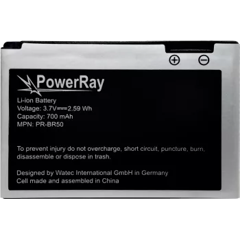 PowerRay PR-616-0728 akumuliatorius, skirta iPhone 5S, 1560 mAh, Li-Po, didmeninė pakuotė