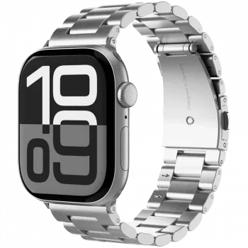 VONMÄHLEN Link Bracelet 2 apyrankė Apple Watch 40/41/42mm, nerūdijantis plienas, sidabrinė