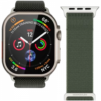VONMÄHLEN Classic Nylon Loop 44, 45, 46, 49mm Vienas dydis, Alyvuogių