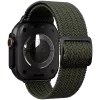 VONMÄHLEN Woven Loop apyrankė Apple Watch 40/41/42mm, Olive Black