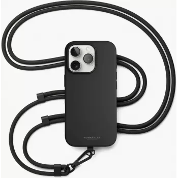 VONMAEHLEN Infinity Go universali telefono grandinėlė juoda - reguliuojama iki 150 cm