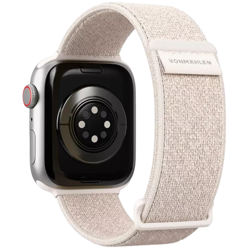 VONMÄHLEN Fitness Loop 2 išmaniojo laikrodžio apyrankė, skirta Apple Watch 44/45/46/49mm, kreminės spalvos
